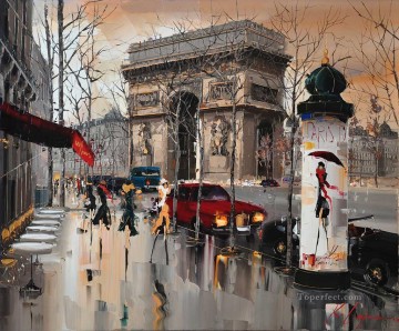 Kal Gajoum Avenida de Friedland París Pinturas al óleo